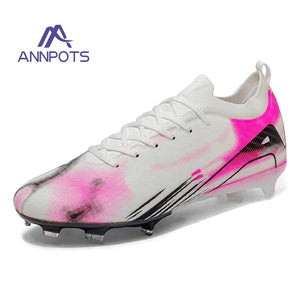 New Men's Soccer Shoes TF/FG Hot Selling Children's Football Boots Outdoor Anti-Slip Training Sneakers Football Shoes for Boys