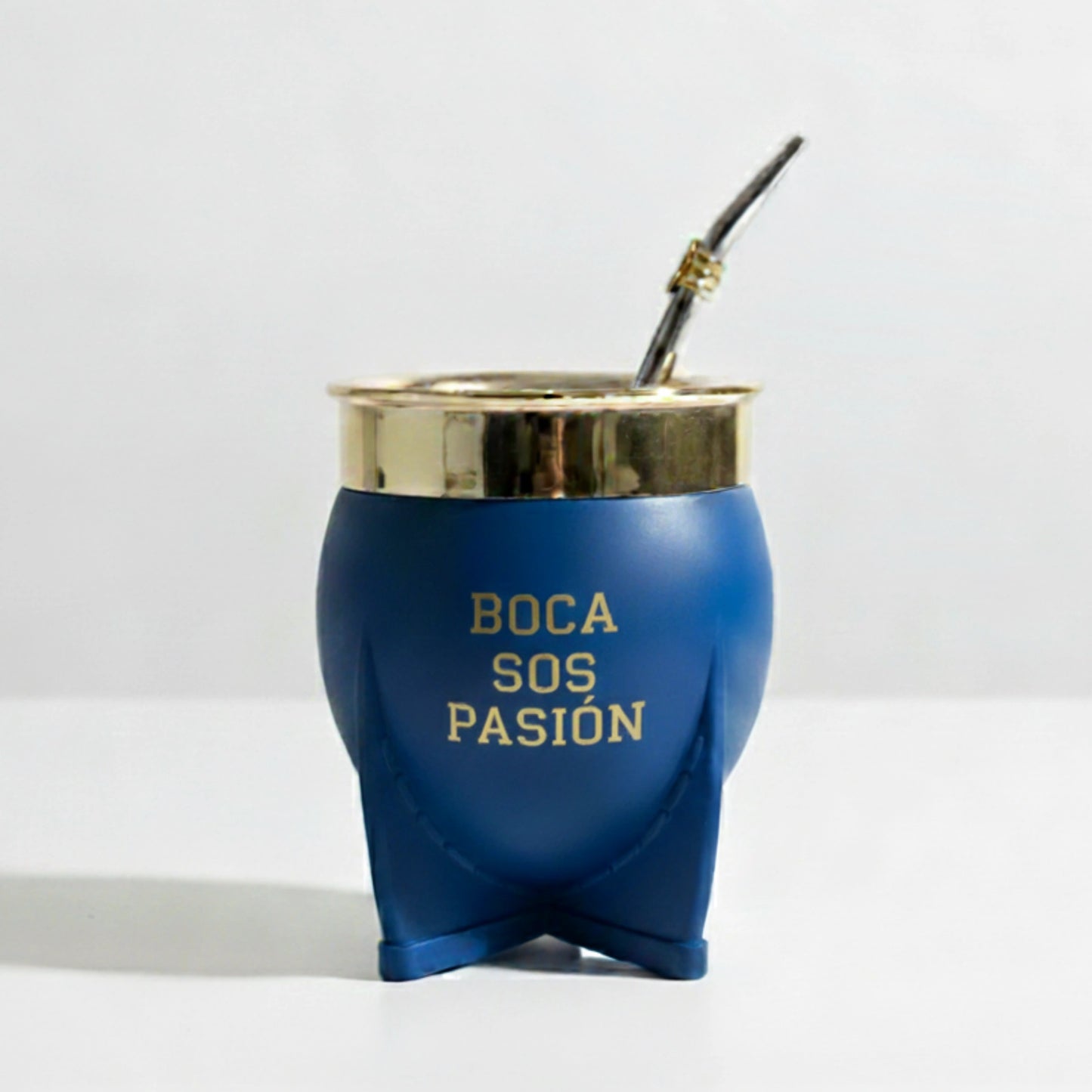 Mate Boca Juniors | Material de Lona Azul