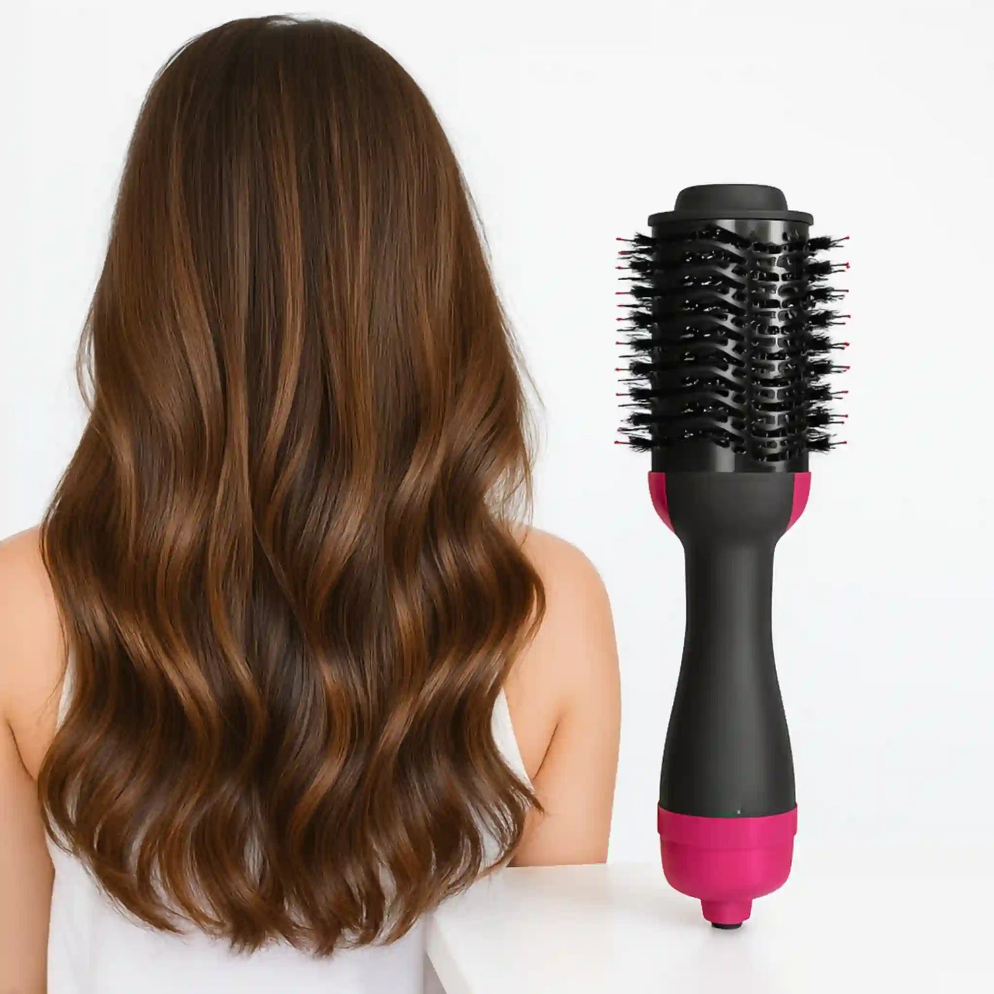 Cepillo Multiusos 3 en 1. Seca, alisa y peina en un solo paso, eliminando el frizz en pocos minutos