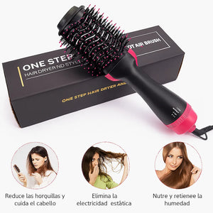 Cepillo Multiusos 3 en 1. Seca, alisa y peina en un solo paso, eliminando el frizz en pocos minutos