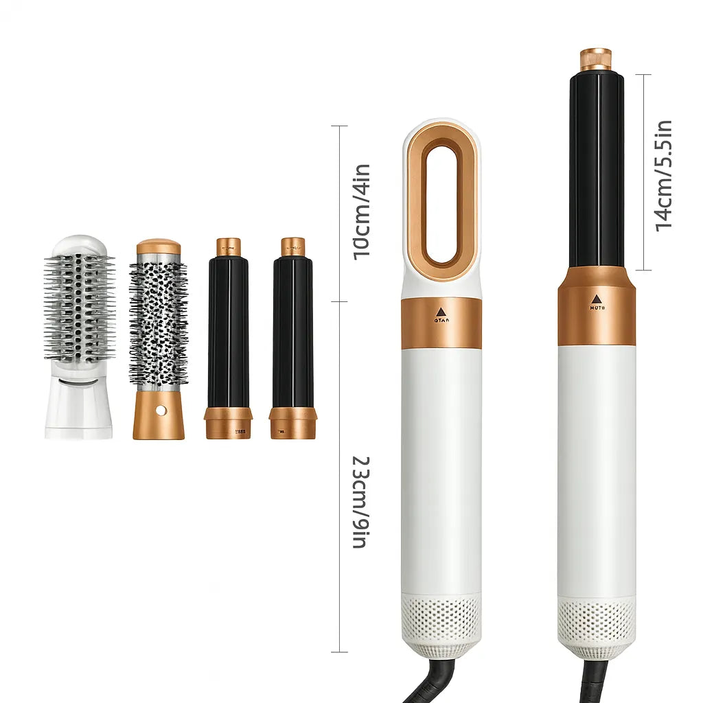 Set Profesional 5 en 1 – Cabello de Salón en Minutos