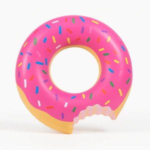 Rosquilla inflable color rosa | 79cm x 45cm