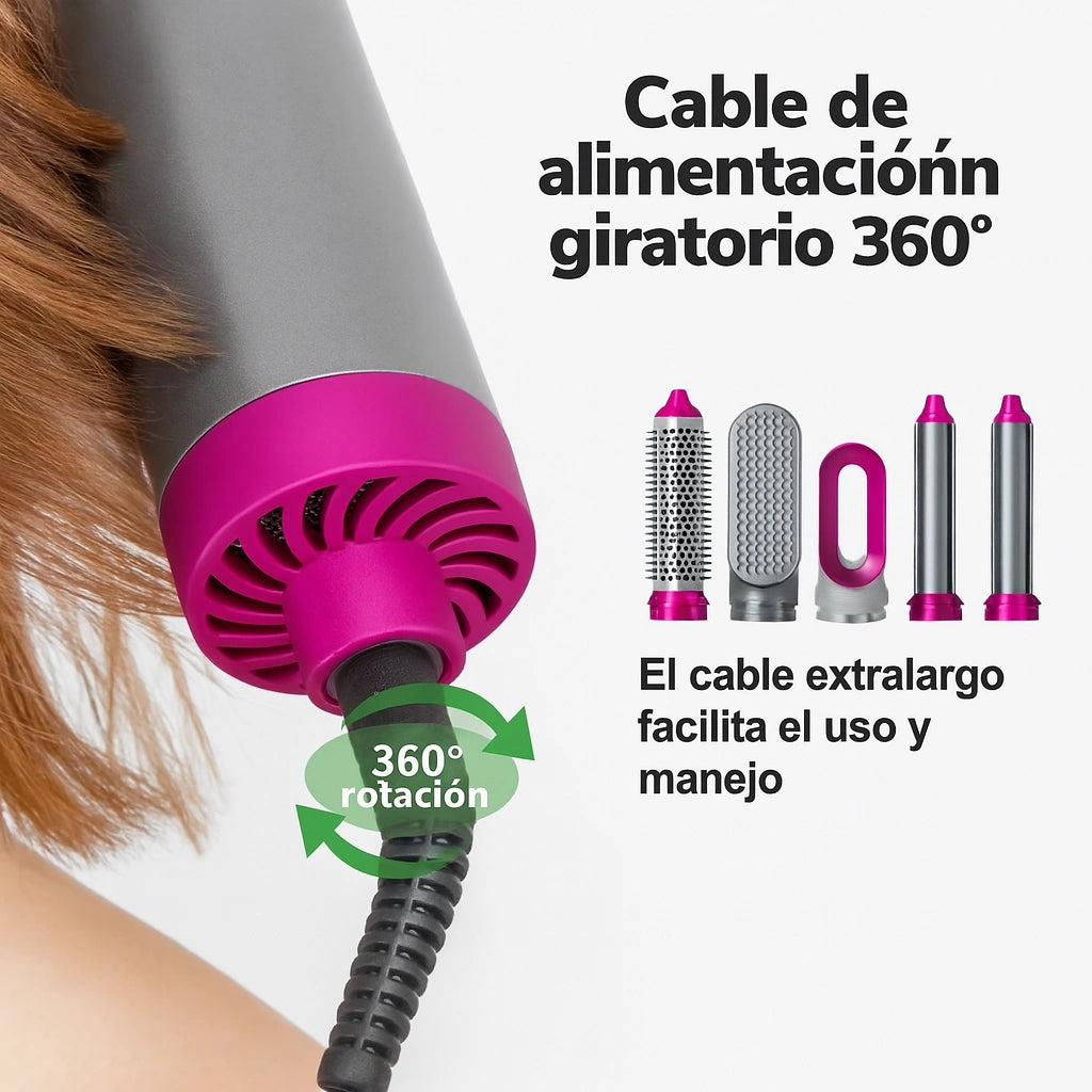 Secador y Moldeador 5 en 1